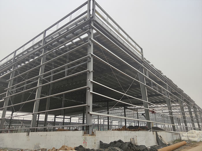 新乐钢结构厂房网架工程